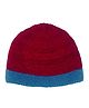 BHARATASYA 100% Cotton Knitted Solid Cap - Red