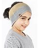 BHARATASYA  Mat Knit Woolen Headband Ear Warmer -  Grey