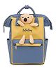 House of Quirk Baby Cute Bear Diaper Bag Multifunction Maternity Backpack - Blue and Yellow
