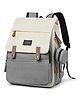 House of Quirk Baby Diaper Bag With Pacifier Case -Cream and Grey