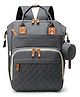 House of Quirk Diaper Bag Maternity Backpack Baby Girl Boy Diaper Bag for Dad Mom with 16 Pockets Unisex Large Diaper Bag for Travel - Grey