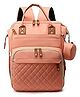 House of Quirk Diaper Bag Maternity Backpack  Baby Girl Boy Diaper Bag for Dad Mom with 16 Pockets Large Diaper Bag for Travel - Pink