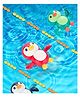 Fiddlerz Wind-Up Swimming Penguin Bath Toys for Babies Fun Floating Water Play Clockwork Swimming Action Bathtub Pool Toys Interactive Water Toys for Boys and Girls- (Pack of 1)