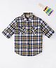 Ed-a-Mamma Cotton Woven Sustainable Full Sleeves Checks Shirt - Multicolor