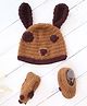 Woonie Puppy Face Detailed Costume Photo Prop Set - Brown