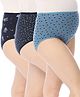 Kriti Cotton High Coverage Panties Pack of 3 (Color & Print May Vary)