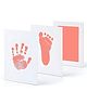 Bembika Baby Finger Print and Footprint Kit Inkpad For Kids Reusable Pad for Baby's - Pink
