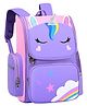 Bembika School Bag for Boys and Girls Travel Schoolbag Perfect Book Bag Casual Backpack for Kids Unicorn Purple- Height 16 Inches