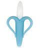 Bembika Teething Toothbrush for Babies Teether for Baby's With Ultra Soft Bristle - Banana Blue