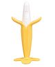 Bembika Teething Toothbrush for Babies Teether for Baby's With Ultra Soft Bristle - Banana Yellow