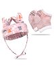 Bembika Baby Head Protector And Baby Knee Pads For Crawling & Elbow Safety Protector Combo Pack - Pink