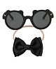Bembika Sunglasses With Matching Headband Micky Combo -Black