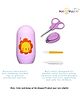 NeonateCare Baby Infant and Toddler Grooming Kit with Scissors -Purple Lion