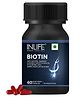INLIFE Biotin Supplement for Hair DHT Blocker with Sesbania Bamboo Shoot Bhringraj Zinc Vitamin C Inositol Strengthen & Nourish Hair For Women - 60 Vegetarian Capsules