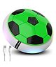 Mirana Air Football Neon Lite Type-C USB Rechargeable Hoverball Soccer Toy for Kids - Green