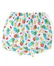 Babyhug 100% Cotton Knit Bloomer Floral Print Pack of 3 - Blue White & Yellow