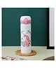 Yellow Bee Stainless Steel Flask Unicorn Print White - 500 ml