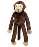Lazy Baby Super Soft Fabric Chimapanzee Toy Brown - Height 34 cm