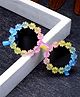Stol'n Colour Gradient Round Shaped Floral Rim Detailed  Sunglasses - Yellow