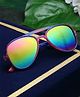 Stol'n Colour Gradient Aviator Rim Sunglasses - Red