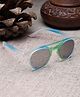 Stol'n Colour Gradient Oval Rim Shaped Sunglasses - Green
