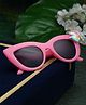 Stol'n Cat Eye Shaped Unicorn Sunglasses - Pink