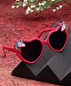 Stol'n Heart Shaped Designed Unicorn Sunglasses - Magenta Pink
