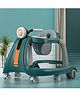 Babyhug 4 in 1 Discover & Play Musical Baby Walker with Adjustable Speed & Fancy Multi Gear Toys- Green