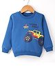 Bodycare Fleece Full Sleeves Sweatshirt With Monster Truck Print - Blue