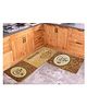 Saralhome Antiskid Coffee Kitchen Mat 2pc   Multi.45cm x 120cm, 45cm x 70cm