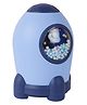 New Pinch  Rocket shape  Theme Piggy Bank with Number Code Lock- Blue