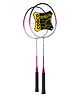 Cosco CB 85 Aluminium Steel Badminton Twin Racket Full- Multicolor