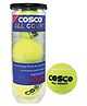Cosco All Court Tennis Ball Pack of 3 Yellow Light