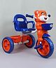 Funrise Baby Tricycle with Comfortable Seat  Arm Rest and Back Rest Strong Metal Pipe Frame Musical Horn Smooth EVA Wheels Vibrant - Orange