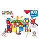 Funrise Magnetic Tiles Combo Set of 100 Pieces- Multicolor