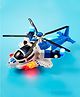 YAMAMA Battery Operated Combat Fighter Helicopter Toy With 360 Degree Rotating Universal Wheel Lights And Music For Kids  Color May Vary