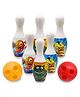 FunBlast Kids Bowling Play Set Toys with 6 Bottles and 1 Ball Game  Random Color & Print