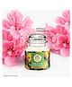 House of Aroma Geranium and Mandarin Bell Jar Candle - 100 g