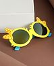 Passion Petals UV Protected Butterfly Style Sunglasses With Case - Yellow