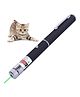 ARCADE TOYS Green Multipurpose Laser Light Disco Pointer Pen Beam with Adjustable Antenna Cap to Change Project Design for Presentation Pointer - Black