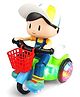ARCADE TOYS Stunt Tricycle Bump and Go Toy with 4D Lights - Multicolor