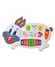 Arcade toys Rabbit Piano and Keyboard Musical Set with Lights for Kids - (Colour may vary)