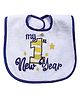 Butterthief Pure Terry Cotton Unisex Baby Feeding Reversible Bibs - Blue