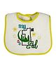 Butterthief Pure Terry Cotton Unisex Baby Feeding Reversible Bibs - Yellow