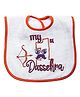 Butterthief Pure Terry Cotton Unisex Baby Feeding Reversible Bibs - Orange