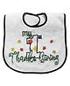 Butterthief Pure Terry Cotton Unisex Baby Feeding Reversible Bibs - Black