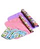 VParents 0 Vparents  Diaper Changing Mat Sleeping mats Water Proof Bed Protector with one side fabric New Born Baby (65cm x 45 cm) (0-6 Months) multicolor