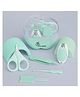 R for Rabbit Stylo Apple New Born Baby 5 in1 Nail Grooming Kit for Baby Manicure Set with Kids Nail Cutter,Tweezer, Filer, Ear Pick and Scissors (Green)