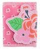 Stephen Joseph  Floral Applique And Shimmer Embellished Wallet  - Pink