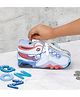 The Procure Store Shoe Design Metal Piggy Bank- Blue